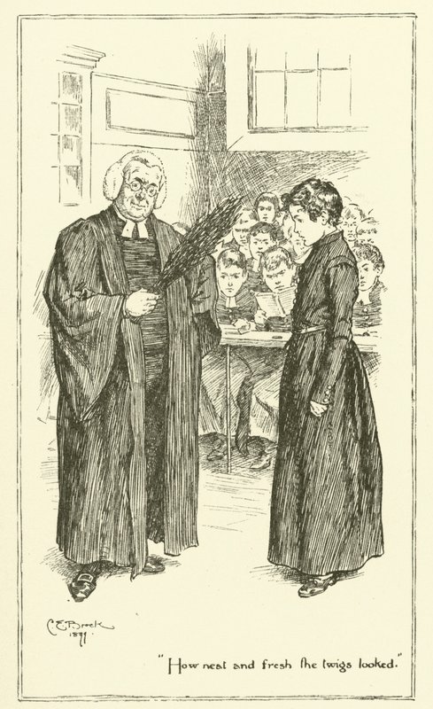 Illustration til The Essays of Elia af Charles Lamb (gravering) af Charles Edmund Brock