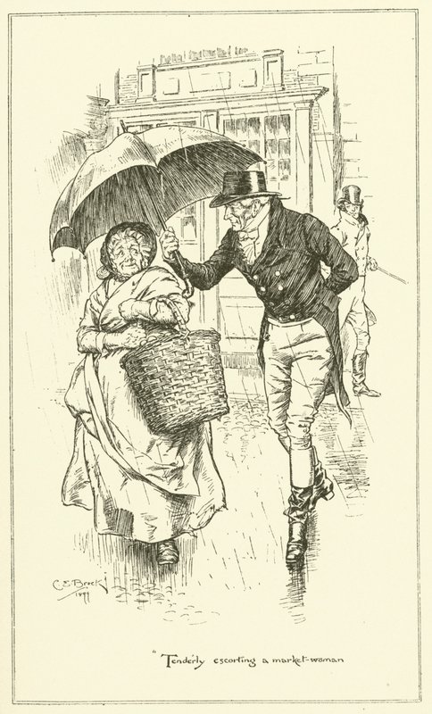 Illustration til The Essays of Elia af Charles Lamb (gravering) af Charles Edmund Brock