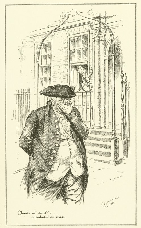 Illustration til The Essays of Elia af Charles Lamb (gravering) af Charles Edmund Brock