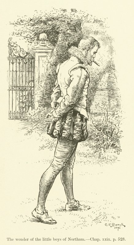 Illustration til Westward Ho! af Charles Kingsley (gravering) af Charles Edmund Brock