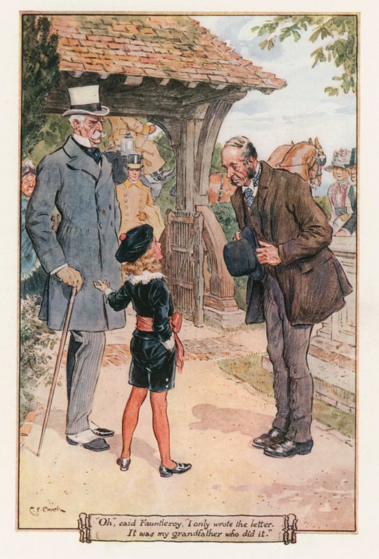 Little Lord Fauntleroy af Frances Hodgson Burnett af Charles Edmund Brock
