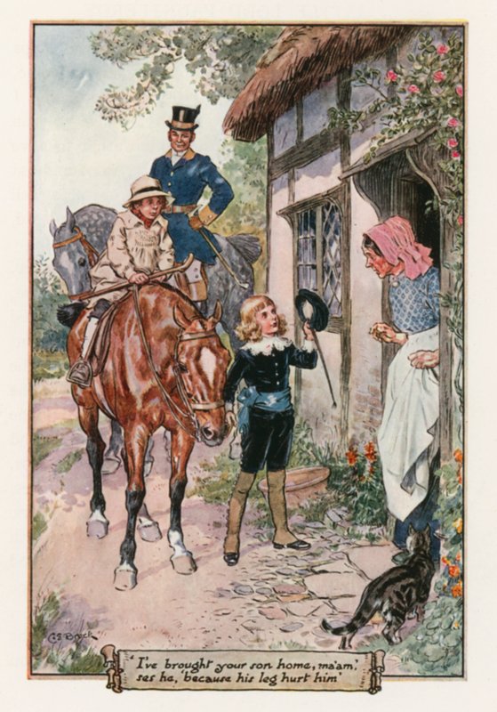 Little Lord Fauntleroy af Frances Hodgson Burnett af Charles Edmund Brock