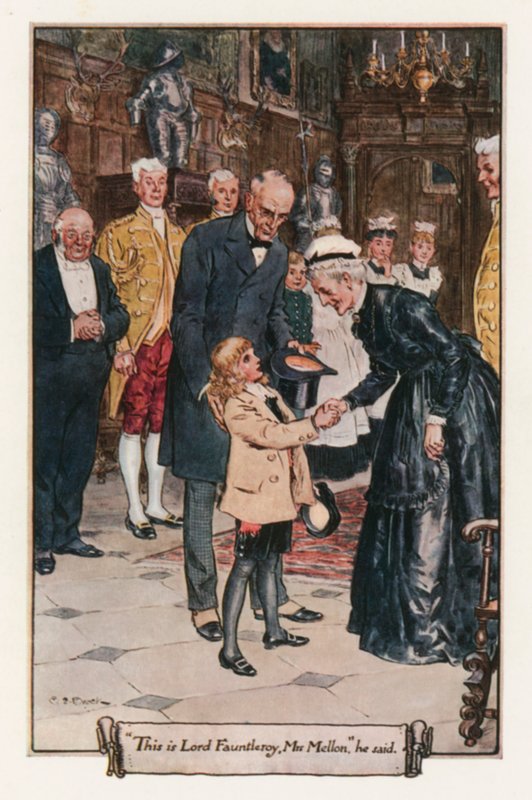 Lille Lord Fauntleroy af Frances Hodgson Burnett af Charles Edmund Brock