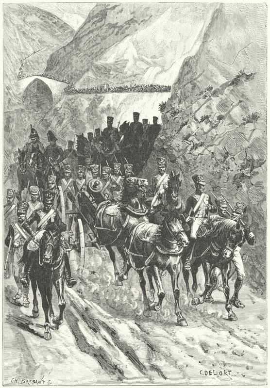 Massenas tilbagetog til Ciudad Rodrigo af Charles Edouard Delort