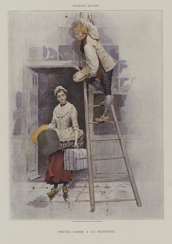 Pas på malingen! af Charles Edouard Delort