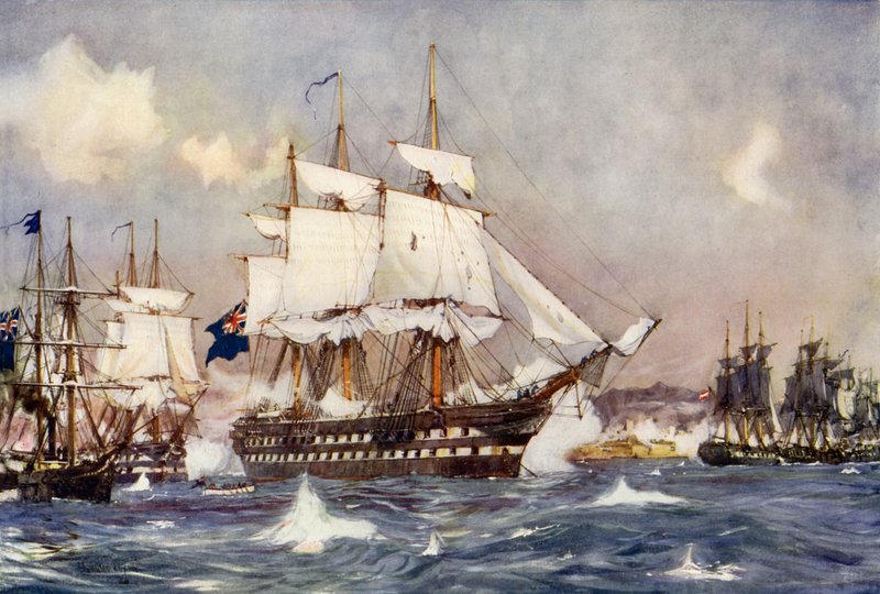 De britiske og allierede eskadroners bombardement af St. Jean D
