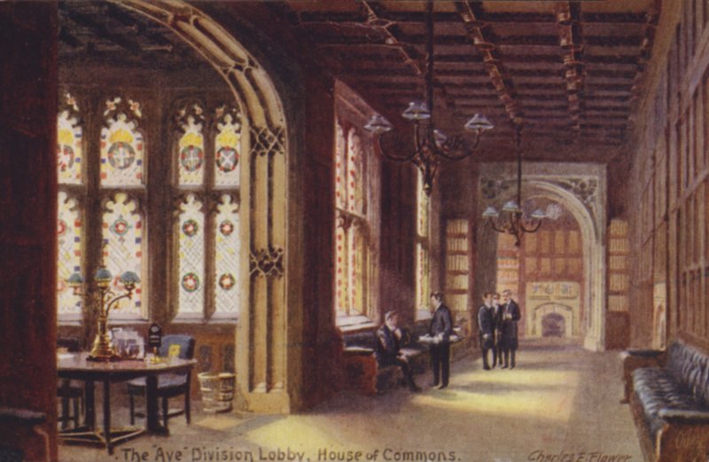 Aye Division Lobby, Underhuset af Charles Edwin Flower