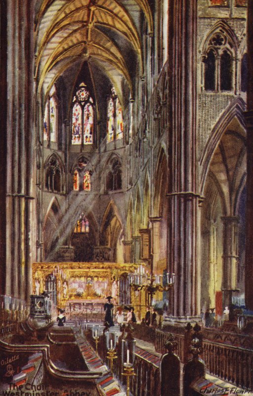 Koret, Westminster Abbey af Charles Edwin Flower