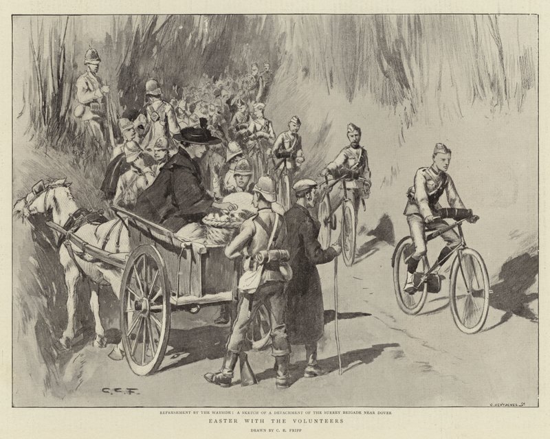Påske med de frivillige af Charles Edwin Fripp
