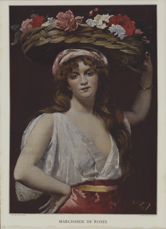 Rose sælger af Charles Emile Auguste Carolus Duran