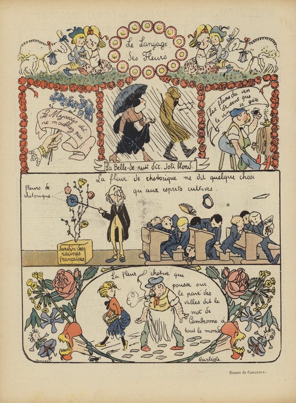 Illustration til Le Rire af Charles Emile Egli