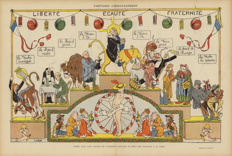 Illustration til Le Rire af Charles Emile Egli