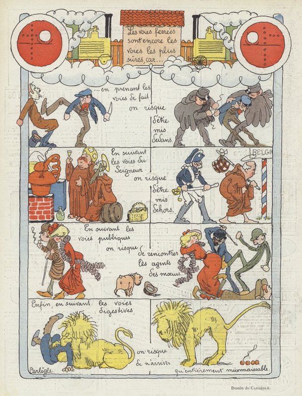 Illustration til Le Rire af Charles Emile Egli