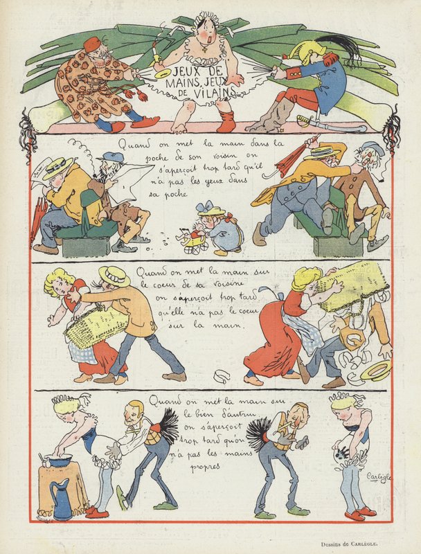 Illustration til Le Rire af Charles Emile Egli