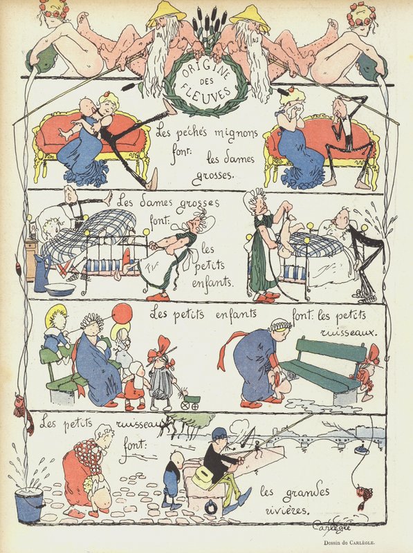 Illustration til Le Rire af Charles Emile Egli