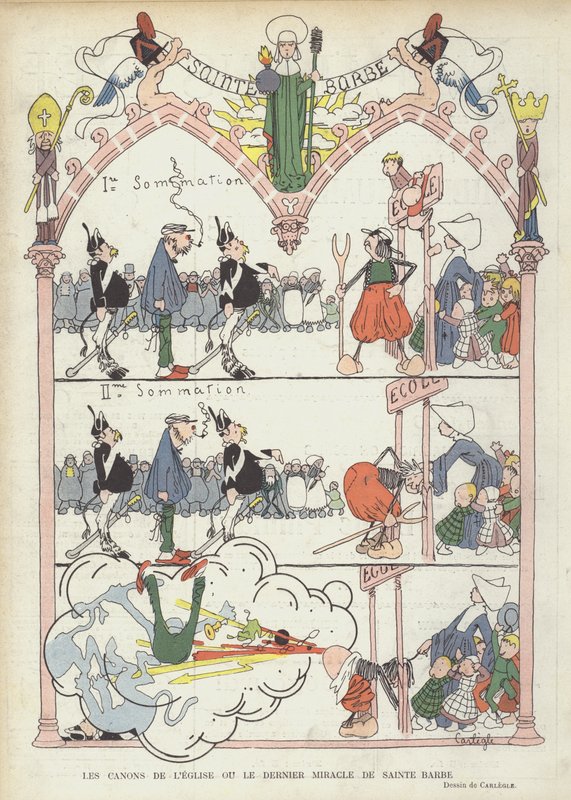 Illustration til Le Rire af Charles Emile Egli