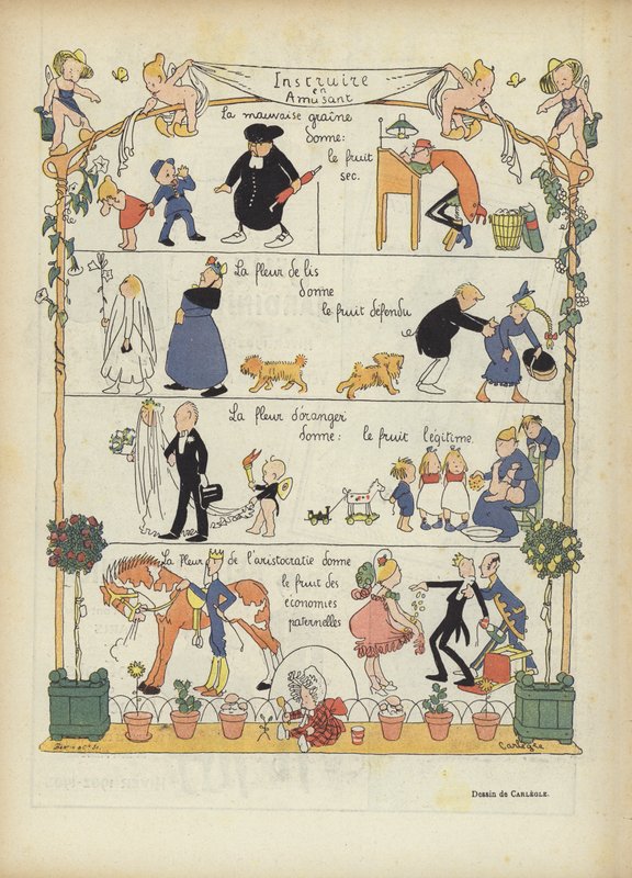 Illustration til Le Rire af Charles Emile Egli