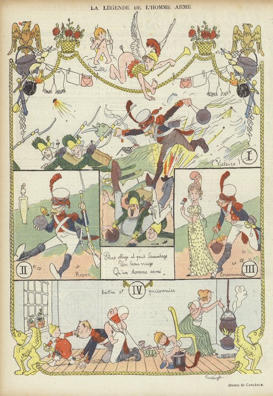 Illustration til Le Rire af Charles Emile Egli
