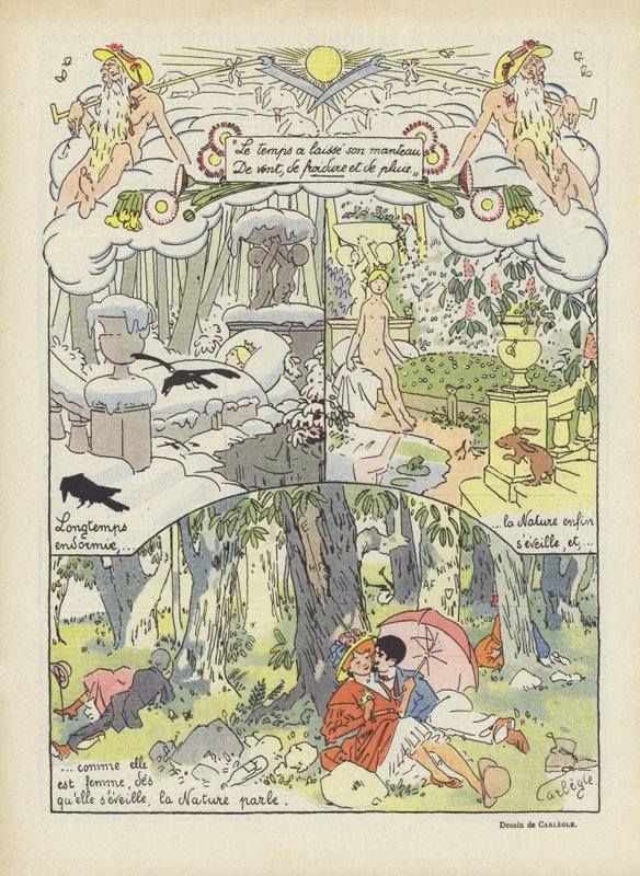 Illustration til Le Rire af Charles Emile Egli