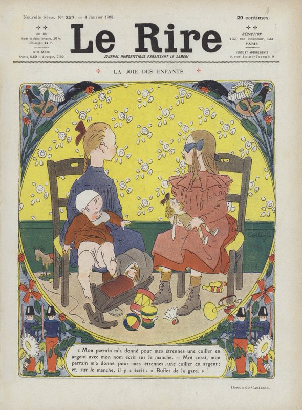 Illustration til Le Rire af Charles Emile Egli