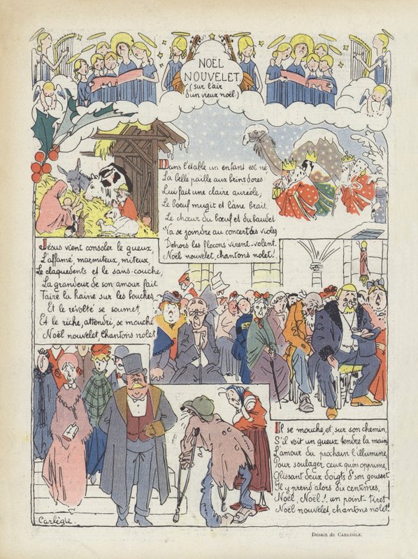 Illustration til Le Rire af Charles Emile Egli