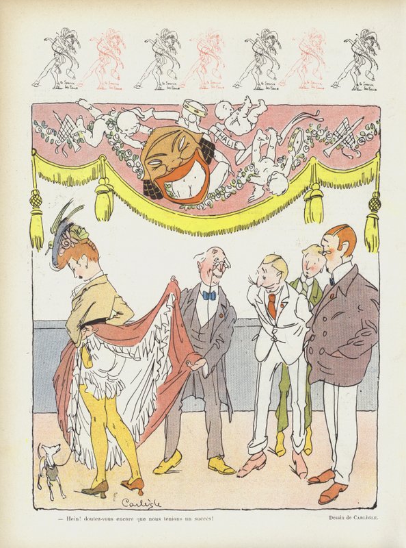 Illustration til Le Rire af Charles Emile Egli