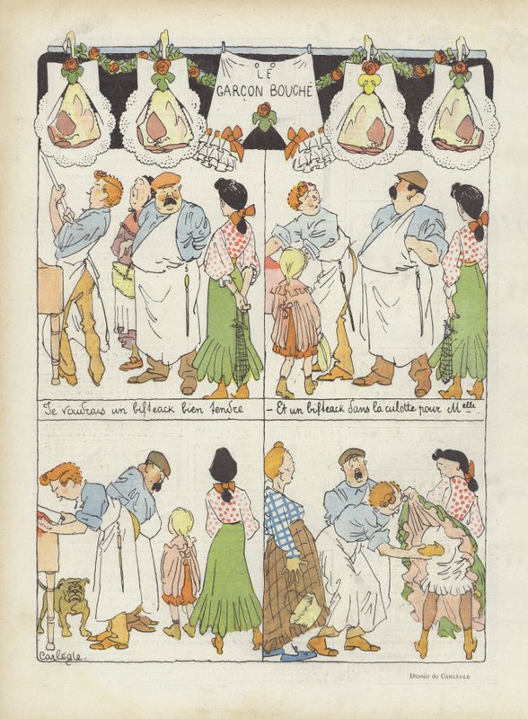 Illustration til Le Rire af Charles Emile Egli