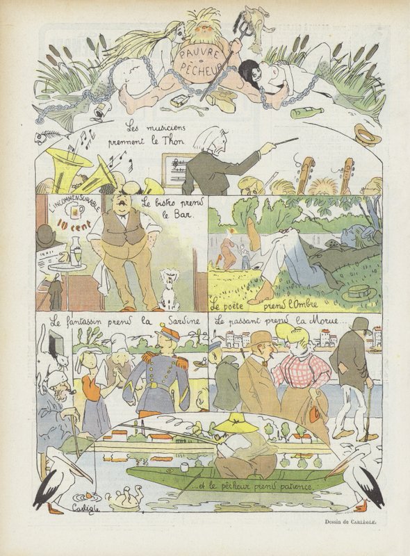 Illustration til Le Rire af Charles Emile Egli