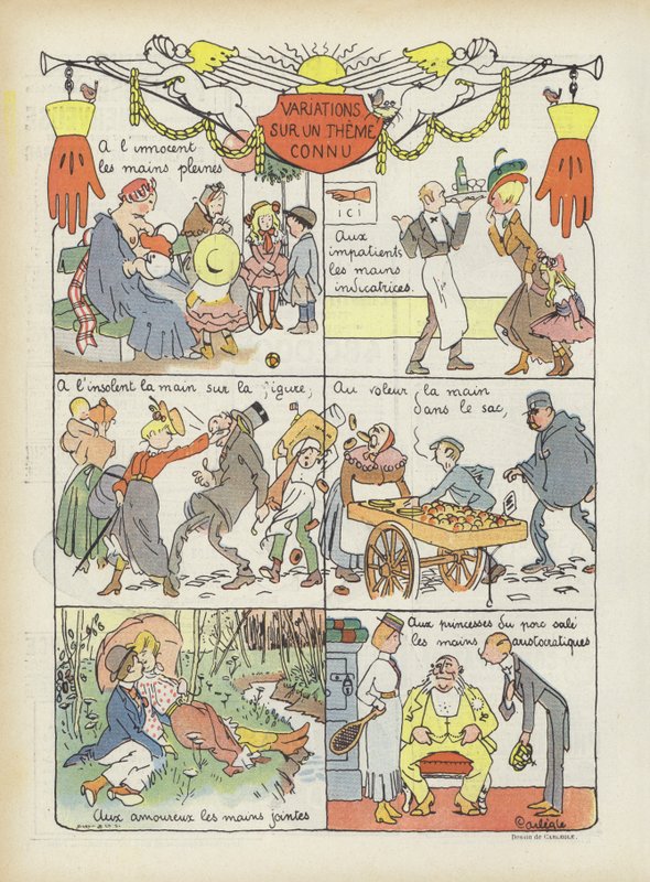 Illustration til Le Rire af Charles Emile Egli