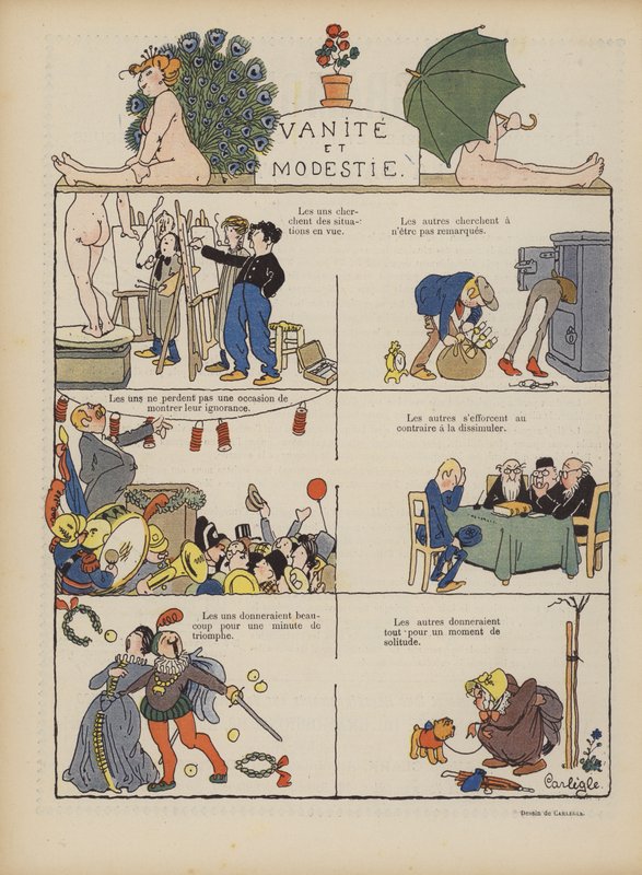 Illustration til Le Rire af Charles Emile Egli