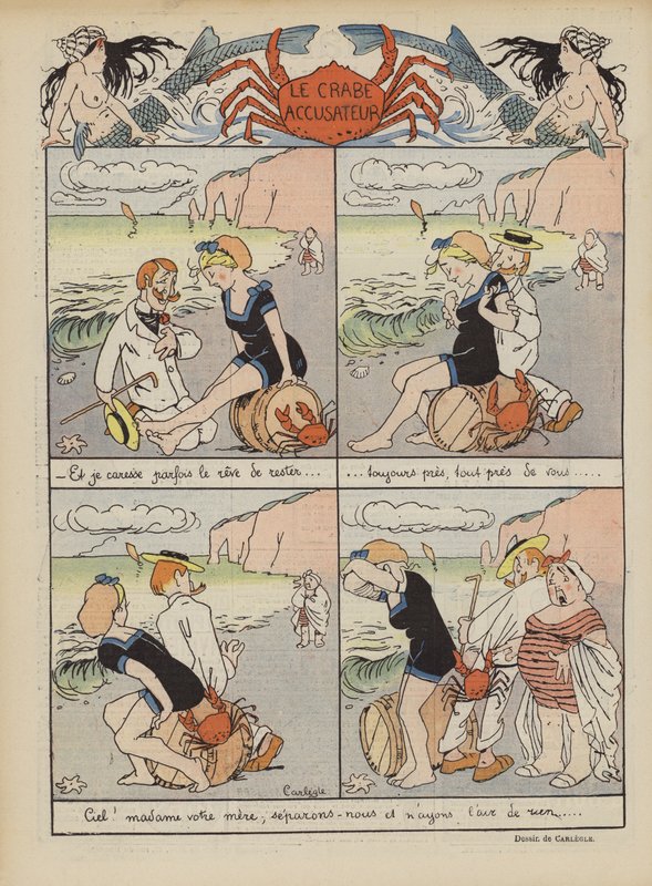 Illustration til Le Rire af Charles Emile Egli