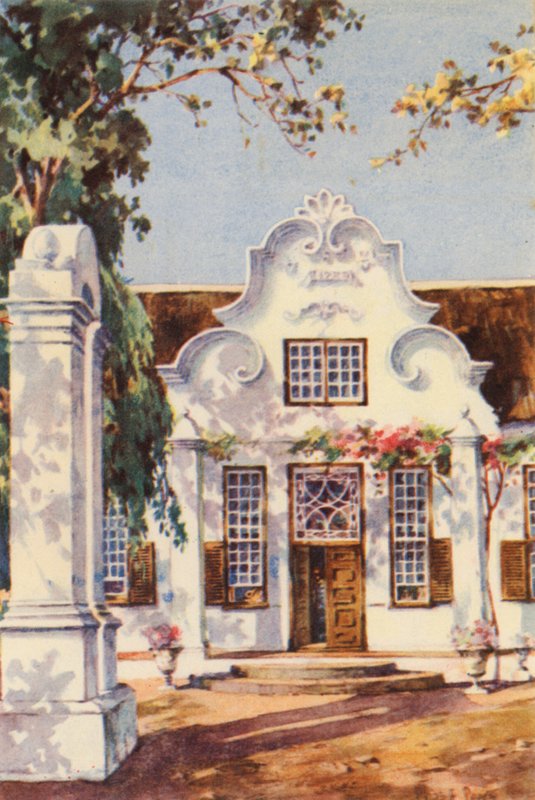 Sydafrika: "Morning Star", Somerset West (farvelitografi) af Charles Ernest Peers