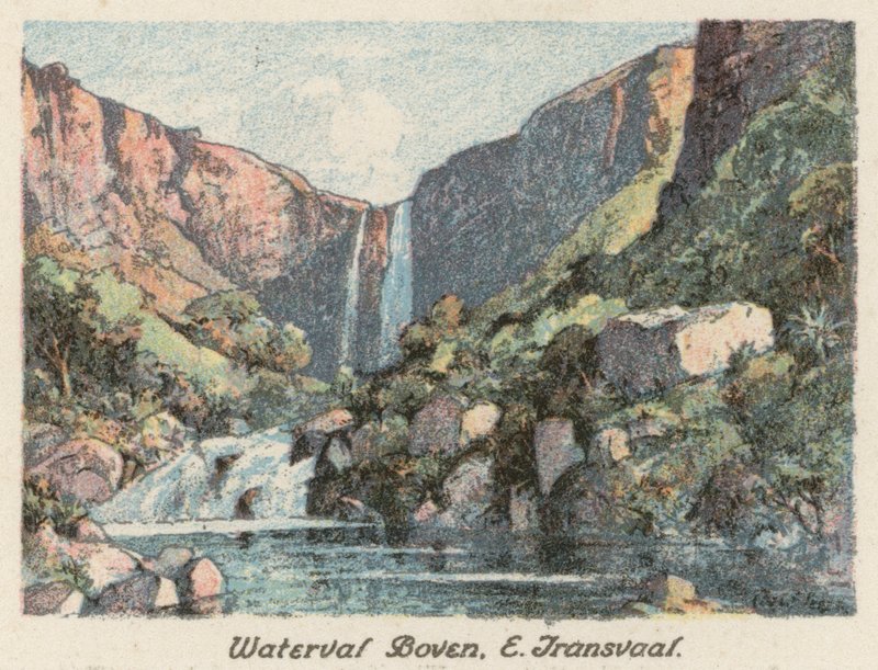 Sydafrika: Waterval Boven, E Transvaal (farvelitografi) af Charles Ernest Peers