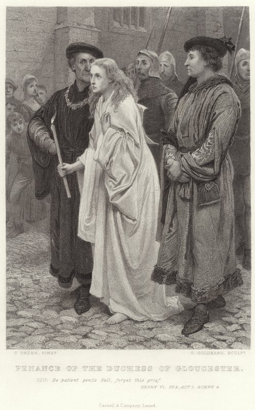 Hertuginden af Gloucesters bod, Henry VI, Pt 2, Act 2, Scene 4 af Charles Green