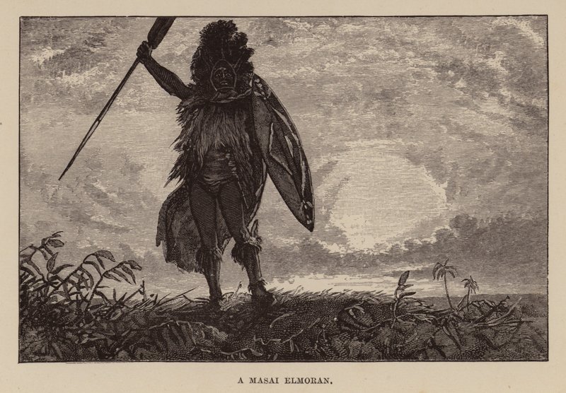 Illustration til Allan Quatermain af H Rider Haggard (gravering) af Charles Henry Malcolm Kerr