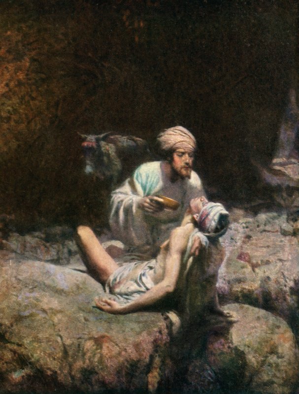 Den barmhjertige samaritaner af Charles Herbert Moore