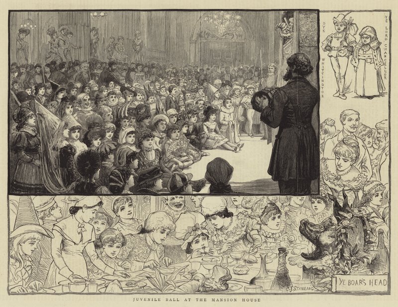 Ungdomsbal i Mansion House af Charles J. Staniland
