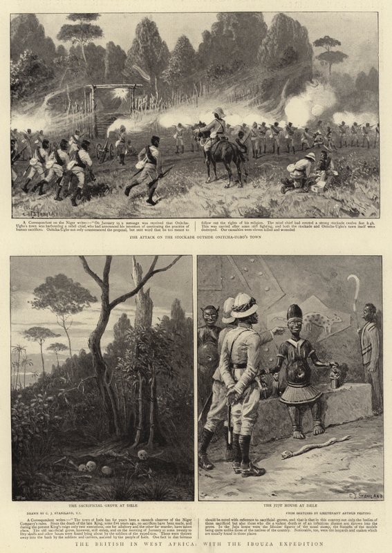 Briterne i Vestafrika med Ibouza-ekspeditionen af Charles J. Staniland