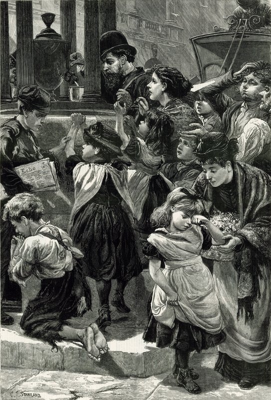 The London Water Supply - En skitse på en lun dag af Charles J. Staniland