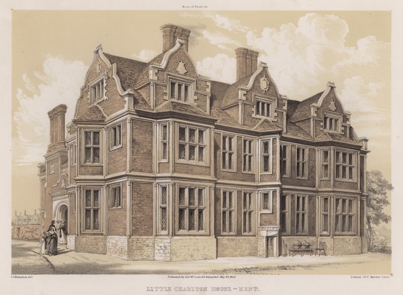 Little Charlton House, Kent af Charles James Richardson