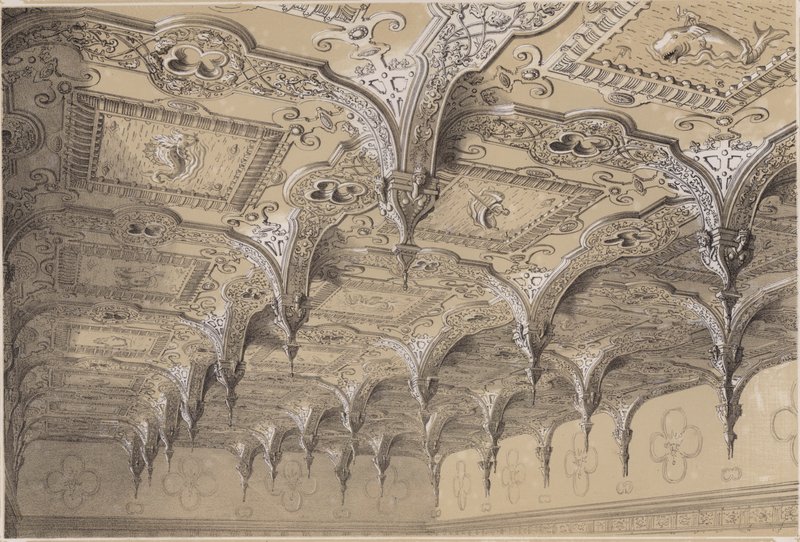 Saloonloftet, Audley End af Charles James Richardson