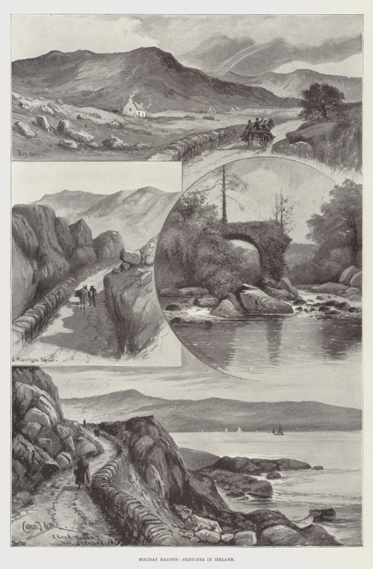 Holiday Haunts, Skitser i Irland af Charles John de Lacy