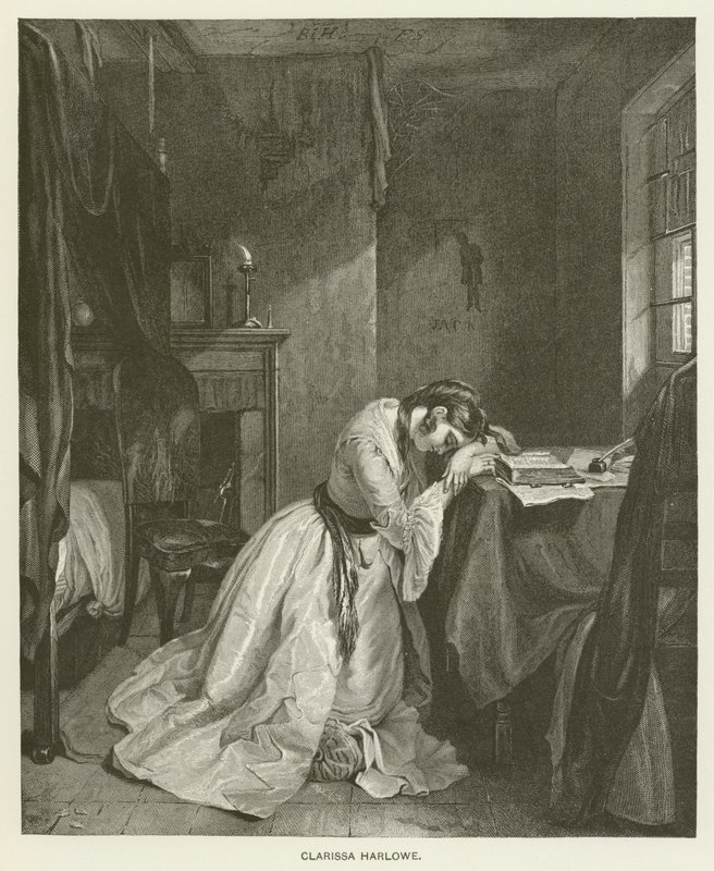 Clarissa Harlowe af Charles Landseer