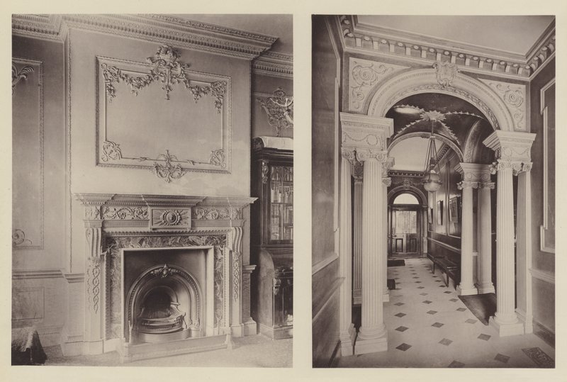 Et hus ved Epsom, et skorstensstykke, korridoren af Charles Latham