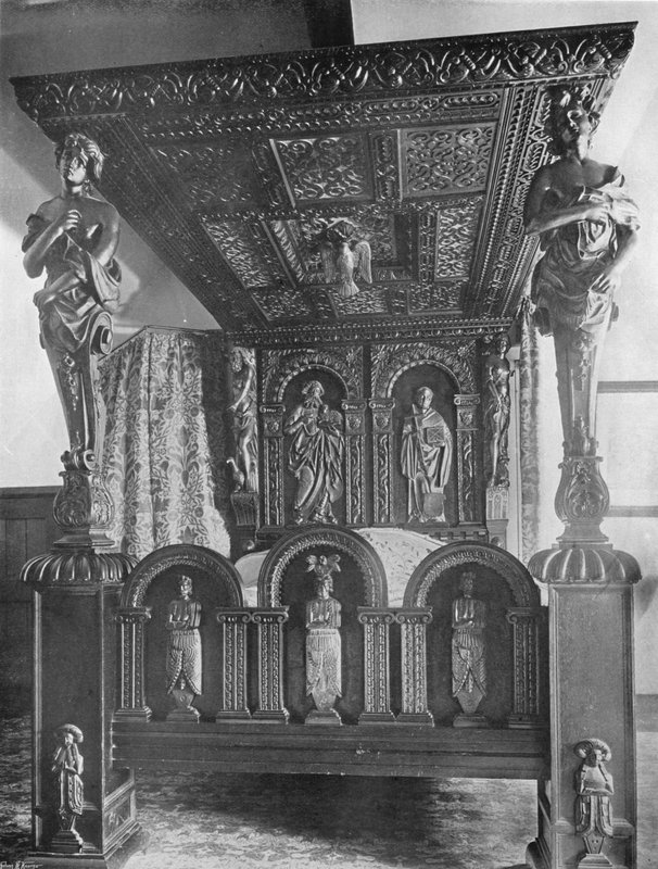 Bedstead Tidligere i Great Tangley, Surrey af Charles Latham
