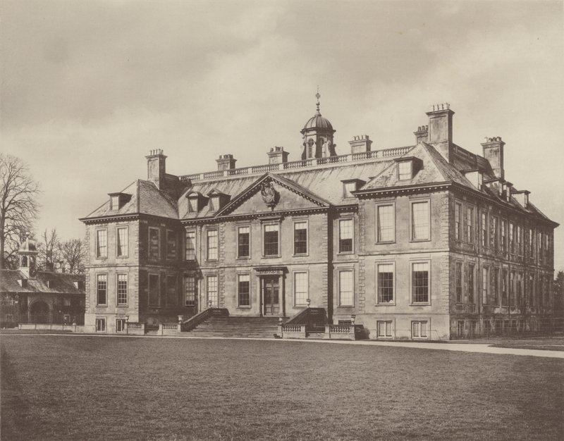 Belton House, Grantham, indgangsfronten af Charles Latham