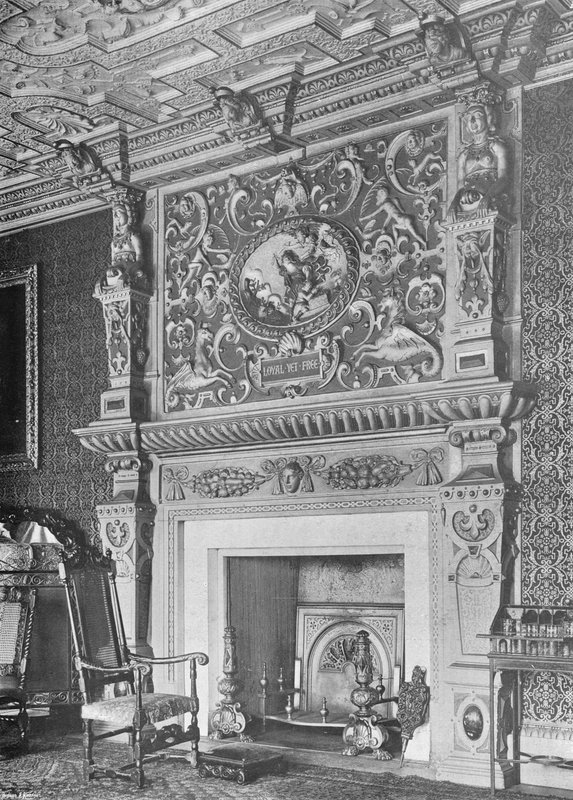Boston House: The Drawing Room Chimney-Piece af Charles Latham