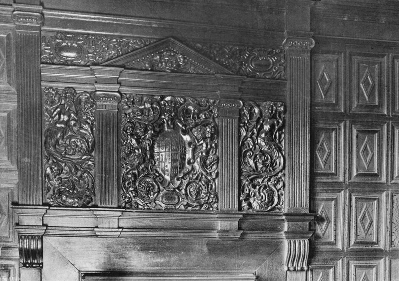 Skorstensstykke, Boynton Room, Dato 1575 af Charles Latham