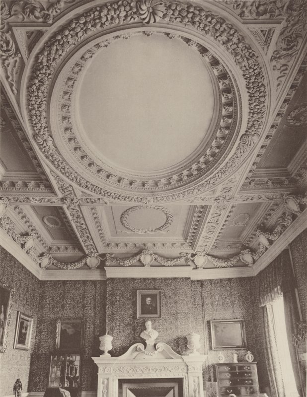 Coleshill, Berkshire, Interior of Saloon af Charles Latham