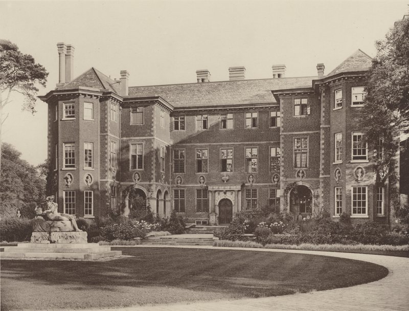 Ham House, Petersham, indgangsfronten af Charles Latham